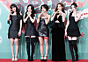 Girl group i-dle, formerly (G)I-DLE, poses for photos at a red carpet event at Incheon Inspire Arena on Dec. 25, 2024. [NEWS1]
