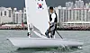 Korean sailor Ha Jee-min poses in Busan on July 8. [JOONGANG ILBO]
