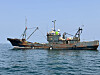 A Chinese finishing vessel caught by the Korea Coast Guard about 46 kilometers (25 nautical miles) west of Baengnyeong Island in Ongjin County, Incheon, on April 3. [WEST SEA SPECIAL SECURITY UNIT]