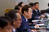 President Lee Jae Myung speaks at a Cabinet meeting held on July 1 at the presidential office in Yongsan, central Seoul. [PRESIDENTIAL OFFICE]