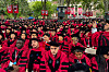 Graduates gather as they attend the commencement ceremony at Harvard University in Cambridge, Massachusetts, United States, on May 29. [AFP/YONHAP]