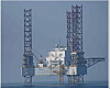 An oil rig-style structure unilaterally installed by China in the Yellow Sea [YONHAP]