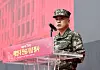 Marine Corps Commandant Ju Il-suk speaks during a 2025 Seoul security festival and the 75th anniversary event commemorating the recapture of Seoul at Seoul Plaza in central Seoul on Sept. 28. [NEWS1]