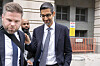 Google CEO Sundar Pichai leaves the federal courthouse in Washington, Monday, Oct. 30, 2023. [AP]