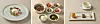 This photo provided by the Korean presidential office shows the menu served during the luncheon between President Lee Jae Myung and U.S. President Donald Trump at the Gyeongju National Museum in Gyeongju on Oct. 29. From left to right: a seafood appetizer, a main dish made with Gyeongju rice and U.S. beef short ribs and a citrus dessert decorated with the lettering ″PEACE.″ [PRESIDENTIAL OFFICE]