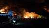 A fire that began at a farm in Girin-myeon, Inje County, Gangwon, on Nov. 20 spread to nearby mountains, prompting fire and forestry authorities to continue a second day of firefighting operations on Nov. 21. [GANGWON FIRE HEADQUARTERS]