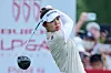 Japan's Miyu Yamashita plays a shot during the final round of the Buick LPGA Shanghai golf tournament in Shanghai, China, on Oct. 12. [AFP/YONHAP]