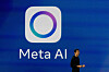 Meta Chief Product Officer Chris Cox speaks at LlamaCon 2025, an AI developer conference, in Menlo Park, California, on April 29. [AP/YONHAP]
