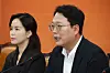Reform Party floor leader Chun Ha-ram speaks during a press conference on the special counsel raid against Rep. Lee Jun-seok at the National Assembly in Yeouido, western Seoul, on July 28. [NEWS1]