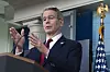 U.S. Treasury Secretary Scott Bessent speaks to reporters in the press briefing room of the White House in Washington, on April 29. [AP/YONHAP]