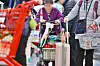 Customers shop for goods at a supermarket in Seoul on April 6. [YONHAP]