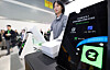 Visitors look at Naver Pay’s payment system at its booth at the aT Center in Seocho District, southern Seoul, on Nov. 26. [NEWS1]