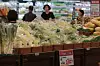 Napa cabbage is stocked at a supermarket in Seoul on July 22. [YONHAP]