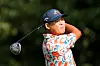 Kim Si-woo plays his shot from the seventh tee during the first round of the FedEx St. Jude Championship at TPC Southwind on in Memphis, Tennessee on Aug. 15. [GETTY IMAGES]