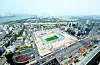 The site where Hyundai Motor Group’s new headquarters, the Global Business Center, will be constructed in Samseong-dong, Gangnam District in southern Seoul. The buildings will be located across from COEX, a famous commercial landmark in Seoul. [YONHAP]