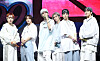 Boy band BoyNextDoor performs its track ″Dangerous″ during a showcase held on Sept. 9 for its third EP ″19.99″ in central Seoul. [NEWS1]