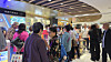 A group of Chinese tourists browse duty-free products at Lotte Duty Free in Jung District, central Seoul on Sept. 29. [NOH YU-RIM]