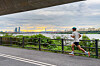 A man is running by the Han River in Seoul.[JOONGANG ILBO]