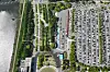 Cars fill up the Seoul Grand Park's parking lot in Gwacheon, Gyeonggi, on May 4, the second day of the long May holidays in Korea. [YONHAP]