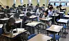 High school students take a nationwide academic test at a private cram school on June 4 in western Seoul. [JOINT PRESS CORPS]