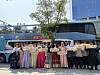 International students living at Incheon National University's dormitory wear hanbok (Korean traditional dress) and participate in the Incheon City Tour. [INCHEON NATIONAL UNIVERSITY]