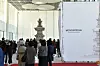 Wonju citizens attend the homecoming ceremony of the Stupa of State Preceptor Jigwang on Tuesday, held at the Beopcheon Temple in Wonju, Gangwon. [KOREA HERITAGE SERVICE]