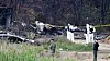 Navy officials conduct a forensic operation at the scene of the crash in Pohang, North Gyeongsang, on May 30, where a Navy patrol aircraft crashed on May 29. [YONHAP]