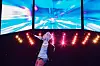 Singer G-Dragon performs during the domestic leg of his “Ubermensch” world tour, which took place on March 29 and 30 at Goyang Stadium in Goyang, Gyeonggi. [GALAXY CORPORATION]