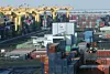 Korea’s exports in January 2026 rose more than 30 percent from a year earlier, extending an eight-month streak of year-on-year growth driven by strong semiconductor demand. The photo shows import and export containers stacked at the Incheon New Port container terminal on Feb. 1. [NEWS1]