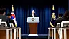 National Security Adviser Wi Sung-lac speaks at a press briefing on President Lee Jae-myung's trip to Canada for the G7 summit at the presidential office in Yongsan, central Seoul, on June 15. [JOINT PRESS CORPS]