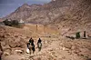 Visitors leave Saint Catherine's Monastery in Saint Catherine, Egypt, Dec. 9, 2013. [AP/YONHAP]
