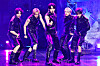 Boy band Tomorrow X Together performs during a showcase for its fourth album ″The Star Chapter: Together″ at an event hall in Kyung Hee University in Dongdaemun, eastern Seoul on July 21. [YONHAP]