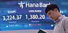 A screen in Hana Bank's trading room in central Seoul shows the Kospi and won opening on Aug. 14 [YONHAP]