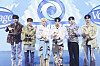 Boy band Tempest poses for the camera during a press showcase for the band's latest album ″Tempest Voyage″ held at the Yes24 Live Hall in Gwangjin District, eastern Seoul on Monday [YUE HUA ENTERTAINMENT]