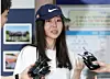 Min Hee-jin at the Yongsan Police Station on July 9, 2024 [NEWS1]
