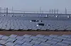 A general view of the solar panels pictured during an organized media tour at the Dunhuang Photovoltaic Industrial Park, in Gansu province, China, on Oct. 16, 2024 [REUTERS/YONHAP]