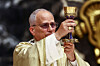 Pope Leo XIV attends a Mass for Episcopal Ordination of Monsignor Miroslaw Stanislaw Wachowski in St. Peter’s Basilica at the Vatican on Oct. 26. [REUTERS/YONHAP]
