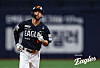 Luis Liberato plays in a game against the Kiwoom Heroes at Gocheok Sky Dome on July 6. [HANWHA EAGLES]
