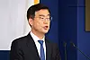 Lee Jae-woong, spokesperson for Korea's Ministry of Foreign Affairs, speaks during a briefing at the Government Complex Seoul in central Seoul on April 24. [YONHAP]