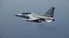 A test FA-50 aircraft equipped with a long-range air-to-surface guided missile under development is pictured in this photo provided by the Defense Acquisition Program Administration on June 25. [NEWS1]