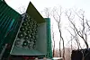 Military loudspeakers aimed at North Korea, pictured on Jan. 8, 2016 [JOINT PRESS CORPS]