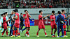 The Korean national team celebrates after a 2-0 win over Paraguay at Seoul World Cup Stadium in western Seoul on Oct. 14, 2025. [NEWS1]