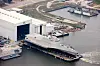 The future USS Gabrielle Giffords (LCS 10), is shown during its launch sequence at the Austal USA shipyard in Mobile, Alabama, in this Feb. 25, 2015 U.S. Navy handout photo. [REUTERS/YONHAP]