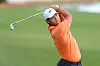 Tom Kim plays a shot on the 18th hole during the first round of the Hero World Challenge 2024 at Albany Golf Course on Dec. 5, in Nassau, Bahamas. [AFP/YONHAP]
