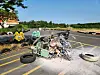 The picture of a recreational cart burned down [JEJU FIRE SAFETY HEADQUARTERS]