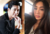 Actor Jung Woo-sung, left, and model Moon Ga-bi [SCREEN CAPTURE]