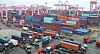 Container loading and unloading operations are underway at Incheon New Port in Incheon on May 16. [NEWS1]