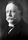 A 1908 photograph of former U.S. President William Howard Taft. [WIKIPEDIA]