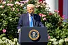 U.S. President Donald Trump speaks during a bill signing ceremony of the Take It Down Act at the White House in Washington on May 19. [XINHUA/YONHAP]