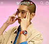 A Swatch ad image accused of racism [SCREEN CAPTURE]